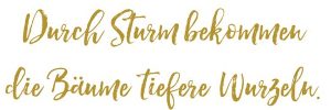 Spruch Beziehungsprobleme Durch Sturm bekommen die Bäume tiefere Wurzeln